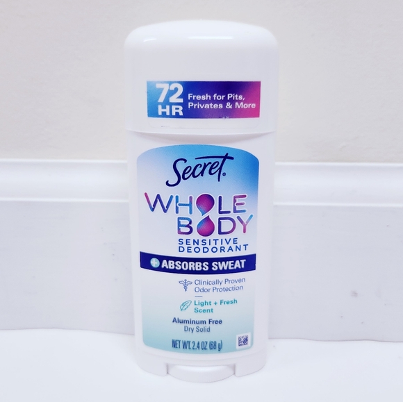 🐢2/$15 Secret Whole Body Deodorant Light & Fresh - Picture 1 of 10